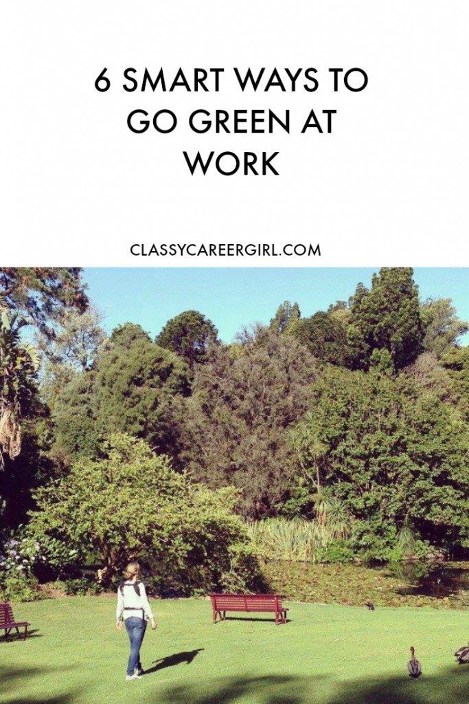 6 Smart Ways to Go Green at Work