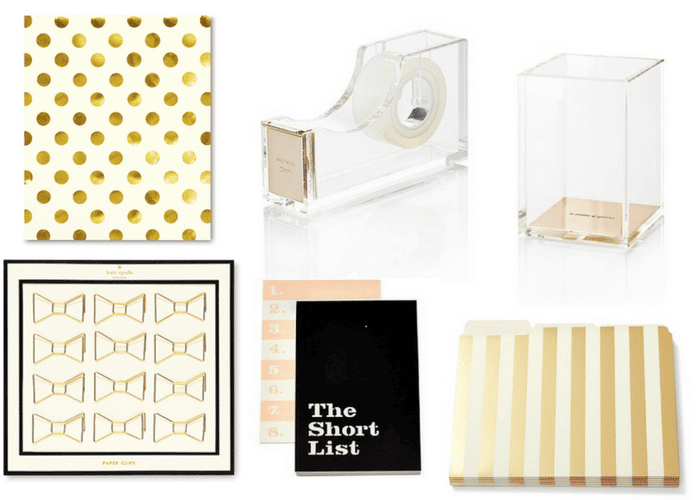 Favorite Things: Gold Office Supplies that are Going to Rock Your World - A  Slice of Style