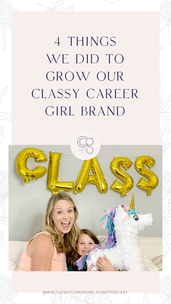 4 Things We Did To Grow Our Classy Career Girl Brand IG Story